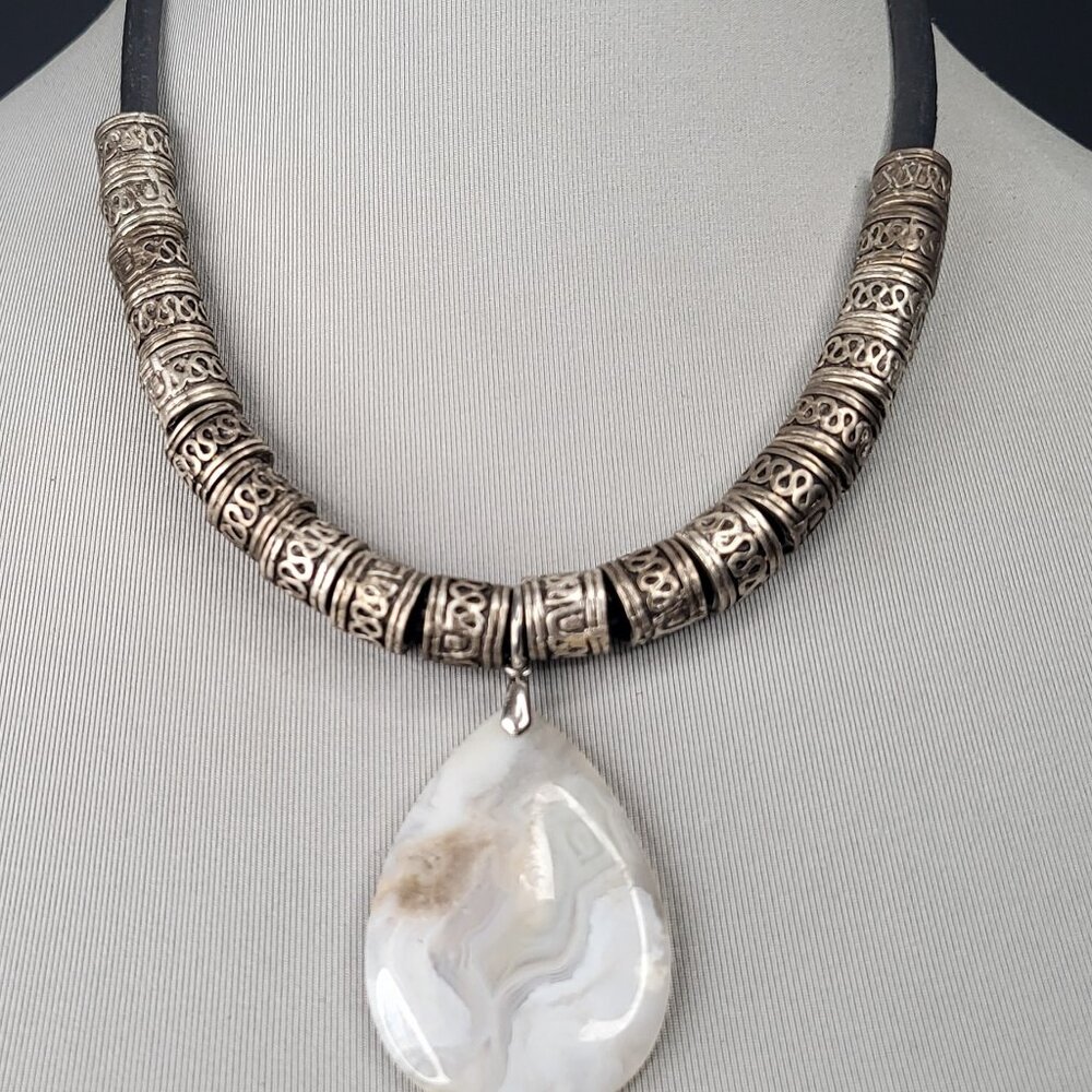 Metal tubing Necklace